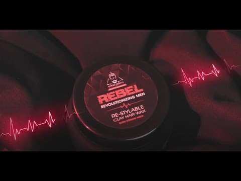 Rebel Hair Wax — Matte Finish Commercial